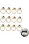12-piece set of vintage antique handles, pull rings, knobs, and brass drawer rings