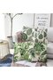 A set of 4 waterproof cushion covers, suitable for both indoor and outdoor use, featuring a tropical plant pattern. - 4