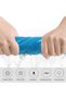 Fitness towels, 3 - pack, made of microfiber, with portable silicone sleeve, and quick - drying, for sports, camping, swimming, fitness and other... - 4