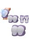 Purple 8.2x12.4x9 cm Children Roller Skate Protective Gear Set - 7