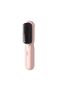 Cordless hair straightener, 3 temperature settings, negative ion function, gentle hair care, pink