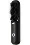 Portable Cordless Hair Straightening Comb with 3 Temp Settings (USB Rechargeable, Black)