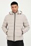 Men's Slim Fit Hooded Stone Coat - 3