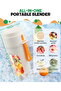 Personal blender for making smoothies and milkshakes, 15 oz portable blender with juicing lid and straw lid, fresh juice blender, mini ice crusher. - 4