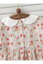 Girls Floral Print Smocked A-Line Dress - 6
