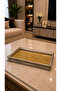 Moon Beige Cream Detailed Decorative Gold Glitter Luxury Presentation and Serving Tray 41X29 cm - 3