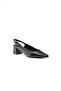 Pointed Slingback Block‑Heel Shoes - 2