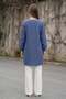 Summer Women's Tunic Casual Slim Sofia Linen Tunic with Necklace - 3