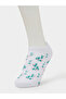 Pack of 5 - Multi-Color Floral Embroidered Ankle Socks - 2