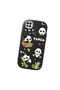 Poco C31 Compatible Case Camera Protector Black Silicone Couple Phone Case Panda Patterned - 3