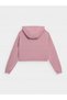 Hanorac moale tip crop top de damă - 4