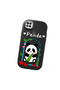 Poco C31 Compatible Case Camera Protector Black Silicone Couple Phone Case Panda Patterned - 3