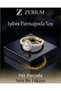 Adjustable Women's Steel Solitaire Heart Ring Gold Color Luxury Series - 6