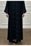 Aisha Floral Lace & Beaded Abaya| Nida Fabric - 3