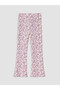 Lcw Kids Elastic Waist Floral Girls' Leggings 2-Piece - 2
