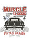 Men's Oversize Vintage Car Repair Classic Automotive Printed T-Shirt Relaxed Fit Casual Modern Stylish - 4