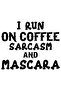 Women's Oversize T-Shirt Coffee Sarcastic Makeup Printed Retro Typography Humor Message Relaxed Fit Casual - 4