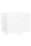 Bathroom Furniture Set White Engineered Wood - 3