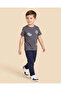 Boys Charcoal Racing Car Print T-shirt - 2