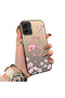 Samsung Galaxy A06 Compatible Silicone Edge Hard Back Case Couple Phone Case with Letter S Pattern