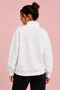 Leopard Bow Printed Half-Zip Stand Collar Sweatshirt - 2