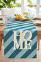 Punch Embroidered Suede Runner 40X140 cm - Mavi Home