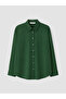 Özmarka New Season Green Oversize Women's Shirt - 6