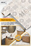 Code-235 Water Resistant Kitchen Bathroom Floor Marble Furniture Tile Adhesive Foil Covering