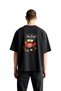 Men's Oversize T-Shirt 100% Cotton Marine Life Cartoon Print Round Neck Short Sleeve Relaxed Fit