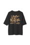 Women's Oversize T-Shirt Sport Motivational Print Short Sleeve Round Neck Relaxed Fit Casual Modern Stylish - 2
