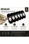 Men's Cotton Ankle Socks - 6 Pairs of Black Casual Shoe Socks with Silicone Band (Size 40-45). - 3