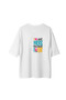 Women's Oversize T-Shirt Food Themed Colorful Print Humorous Text Detail Casual Cut Daily Modern Stylish - 2