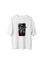 Men's Oversize T-Shirt Astronaut Electric Guitar Cosmic Music Printed Relaxed Fit Cotton Casual Modern - 2