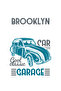 Brooklyn Retro Car Classic Garage Printed Women's Oversize T-Shirt - 3