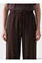 Elastic Waist Wide Leg Women's Trousers - 3