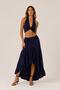Asymmetrical Cut Boho Maxi Skirt - 2