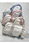 Women's Lock Detail Sporty Stylish Hand and Shoulder Bag - 5