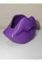 Glossy Kiss 15cm Aesthetic Lip Design Makeup Organizer - Purple - 4