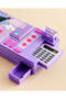 Girls Purple Kuromi Toy Phone Pencil Case with Calculator - 3