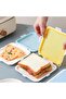 Two-piece lunchbox set, square, blue - 4