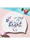 Swim cap 24x20cm 54-58cm silicone. - 4