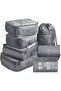 VAGREEZ Packing Cubes 7 Pieces, Grey, One Size