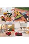 Silicone kitchen storage rack with hanging black - 4