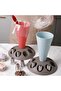 Piping bag storage rack, 8 compartments, easy to clean, blue. - 4