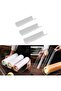 Acrylic cake roll mold set (2 pieces), U-shaped, transparent. - 3