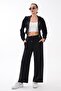 Women's Zipper Detailed Hooded Modal Set 265055 - - 2