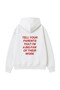 Unisex Oversize Sweatshirt Hoodie Big Fan Printed White – Hooded, Kangaroo Pocket - 7