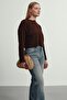 Women's Ribbed Oversize Cut Winter Knitwear Crop Sweater Glc1110 - 3