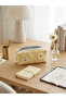 Yellow Gingham Patterned Daisy Pen Holder - Washable - 2