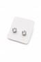 Non-Perforated Magnet Crystal Stone Men's Women's Unisex 316 L Steel Earrings 2 Pieces - 5